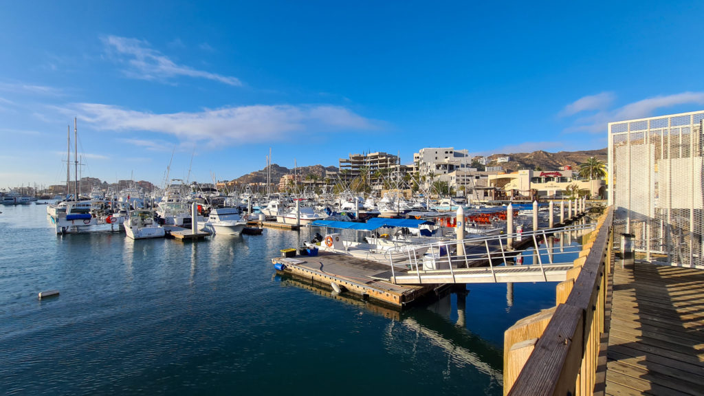 The docks at Cabo San Lucas are always busy.