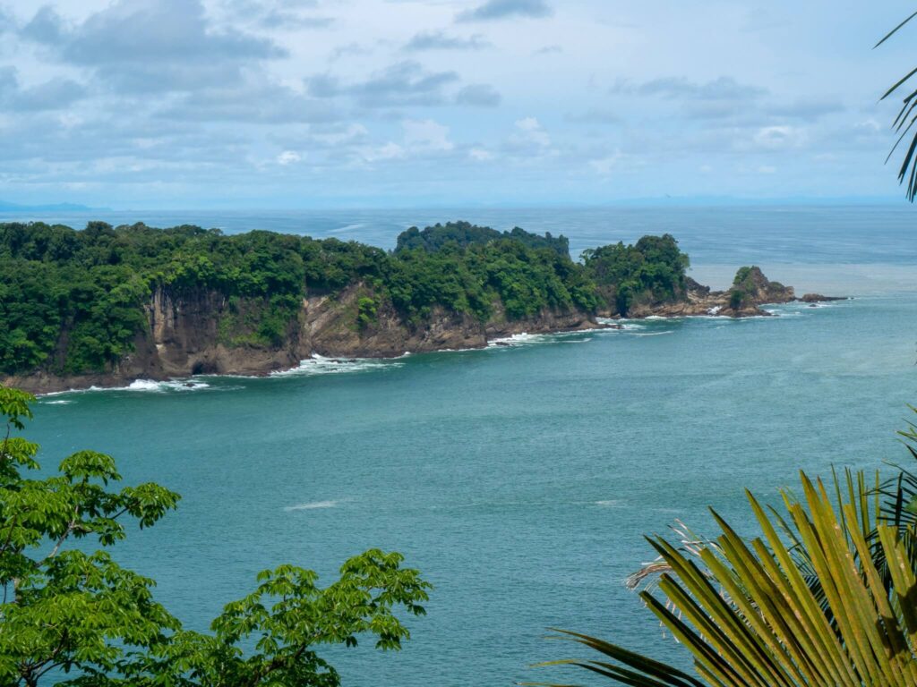The view from a mirador (viewpoint) in Manuel Antonio National Park.