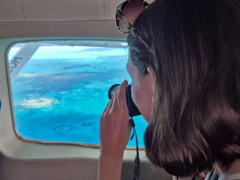 Flying Over the Great Blue Hole: Belize’s Stunning Sinkhole