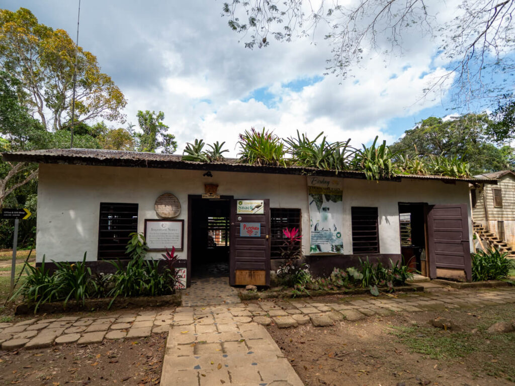 The visitors' centre for Cockscomb Basin Wildlife Sanctuary.