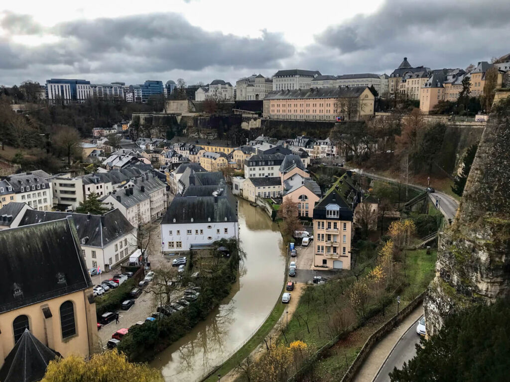 Views of Luxembourg old town.