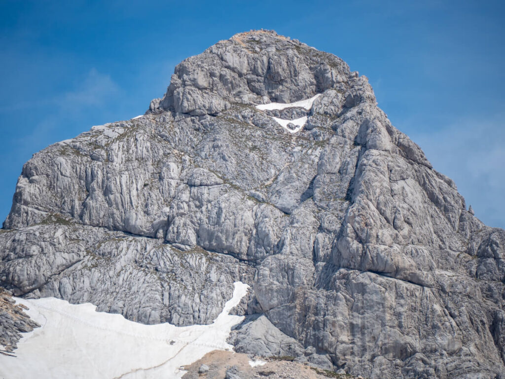The top of Bobotov Kuk, a peak in Durmitor National Park.