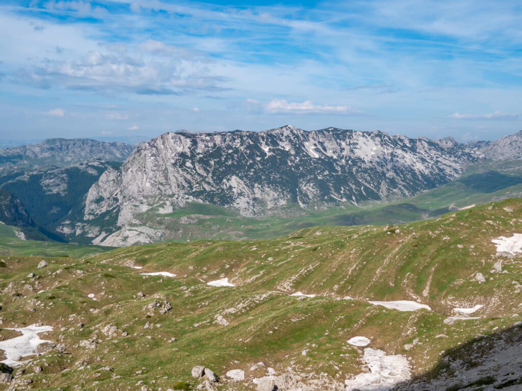 The wide Todorov Valley viewed from the Bobotov Kuk trail.