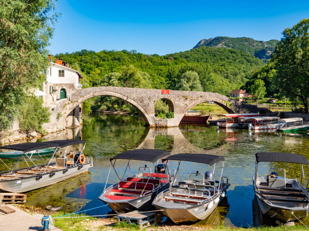 The famous old bridge of Rijeka Crnojevića.