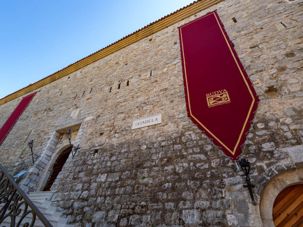 The stone Citadel in Budva Old Town.