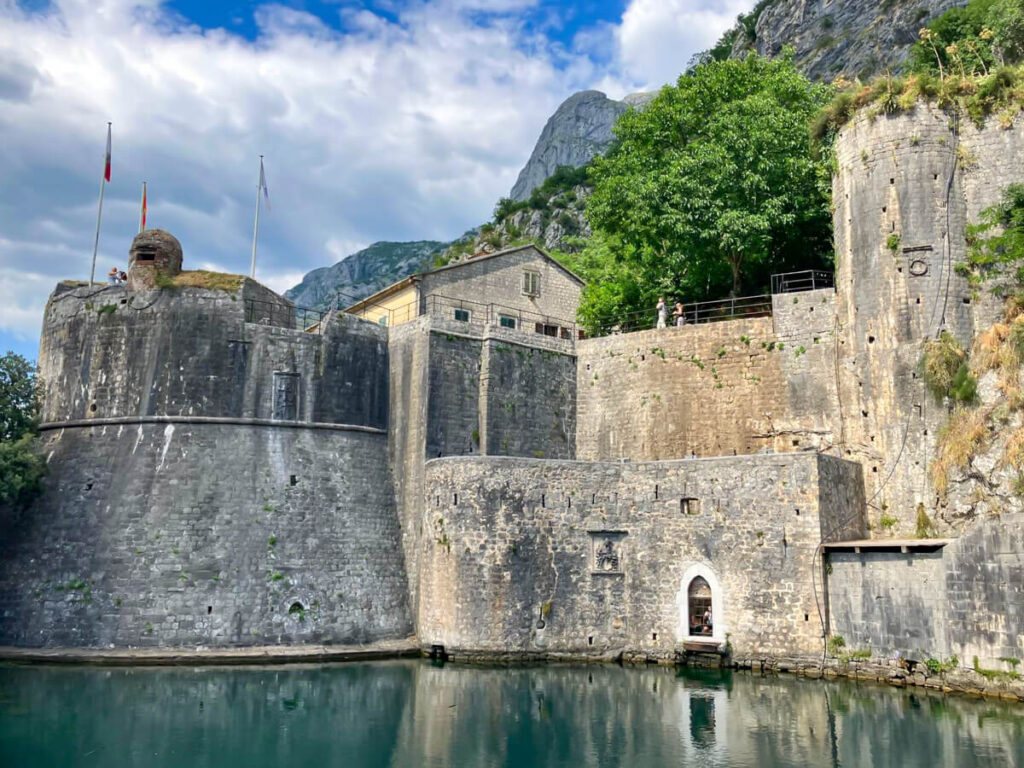 Gurdic Gate, a fortified entrance into the town of Kotor.