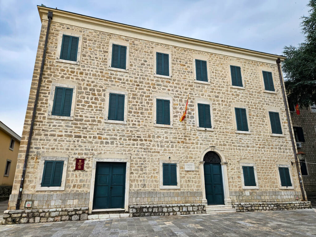 A university building in Herceg Novi, Montenegro.